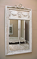 lovely old french trumeau mirror
